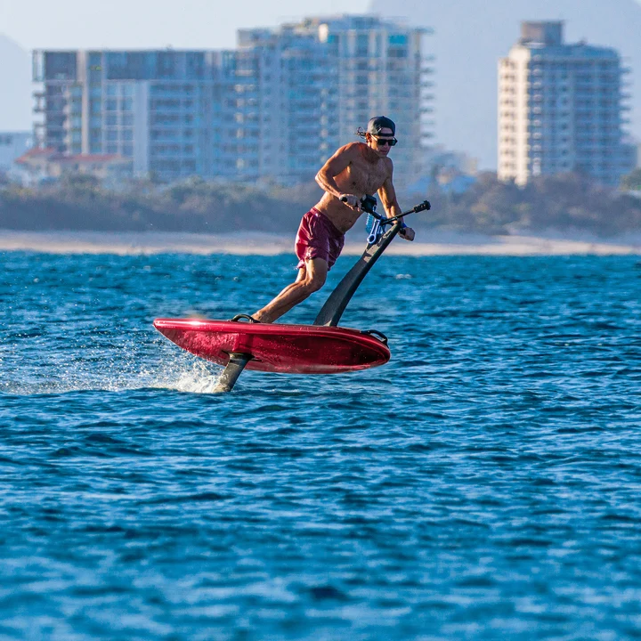 Man riding the Hydroflyer